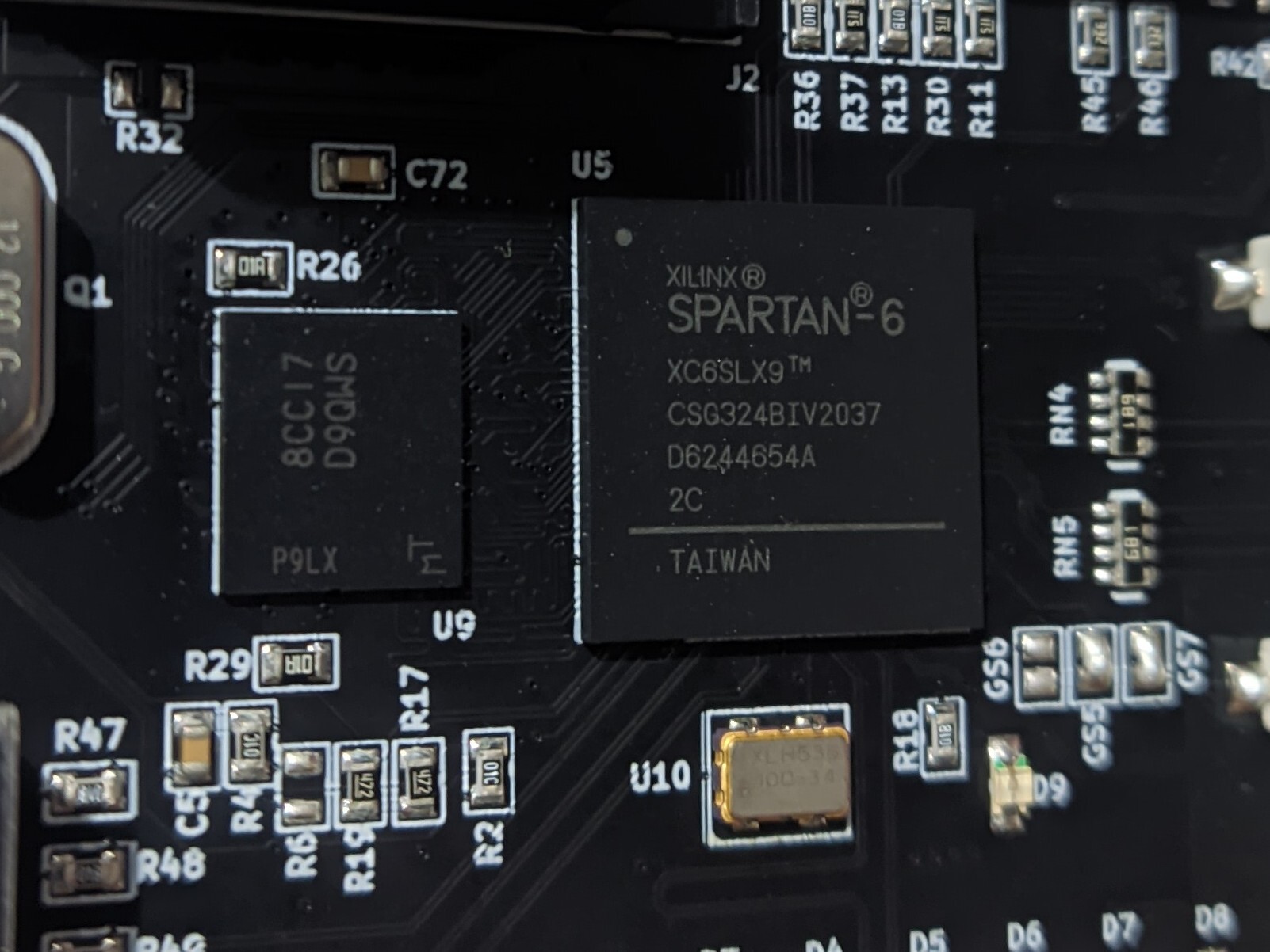 Spartan 6 FPGA chip